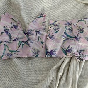 Forever 21 linen blend set